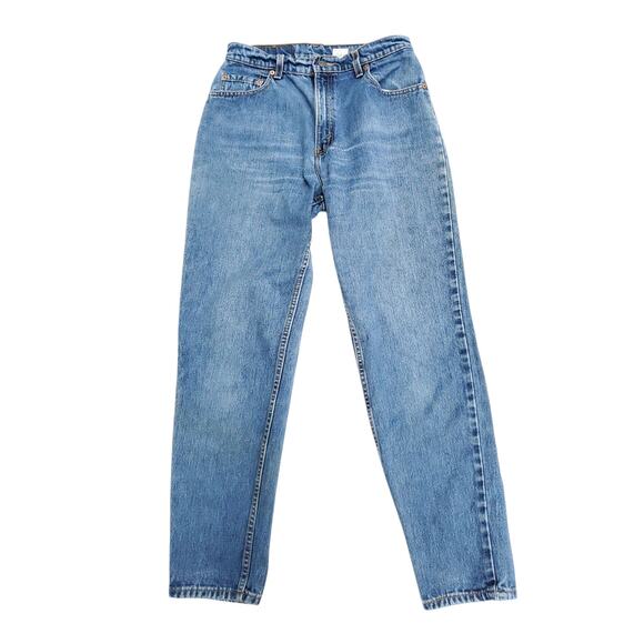 Vintage Levis 550 Blue Jeans Relaxed Fit Tapered Leg Made USA 90s Denim 10 Reg - Picture 1 of 14